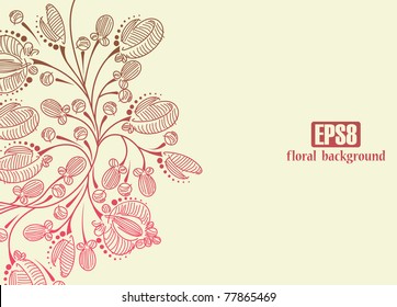 floral background, eps8