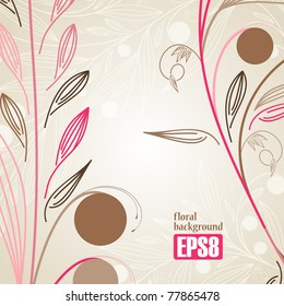 floral background, eps8