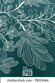 floral background, eps8