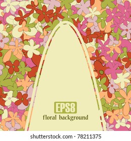 floral background, eps8