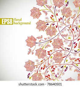 floral background, eps8