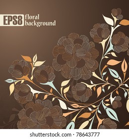 floral background, eps8