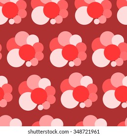 Floral background. Flower ornament. Vector simple flowers. Children's seamless background