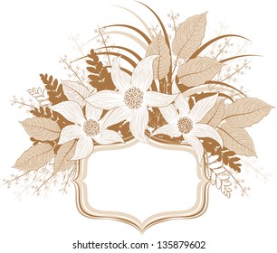 floral background with flowers