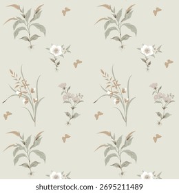 The floral background with flowers