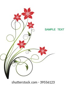 floral background with flowers
