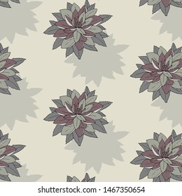 Floral background. Flowers and leaves on a light background.