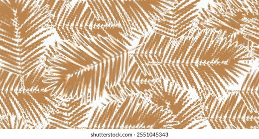 floral background flowers line botanical seamless pattern. summer minimal style background in of palm leaves background for textile, fabric, wallpaper. Vector art