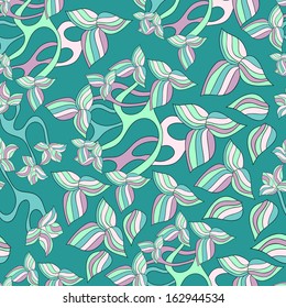 Floral background with flowers. Seamless pattern can be used for web page backgrounds,  wallpapers ,pattern.