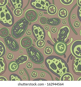 Floral background with flowers. Seamless pattern can be used for web page backgrounds,  wallpapers ,pattern.