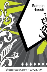 Floral background Frame