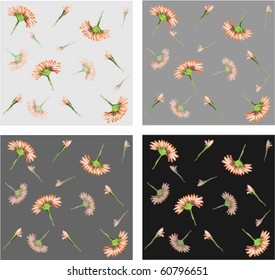 Floral background. Gerber. eps10