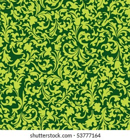 Floral background green