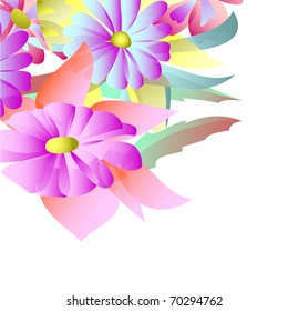 floral background, greeting card