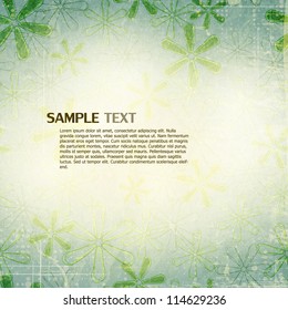 fondo floral con textura gruesa