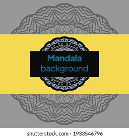 Floral Background. Hand Drawn Ornament with Floral Wreath. Vector illustration