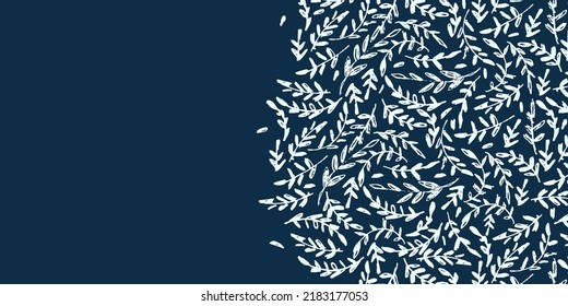 Floral background. Horizontal template for greeting card, flyer, invitation, surface design projects, social network, smm
