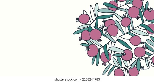 Fondo floral. Plantilla horizontal para tarjeta de saludo, volante, invitación, proyectos de diseño de superficie, red social, smm