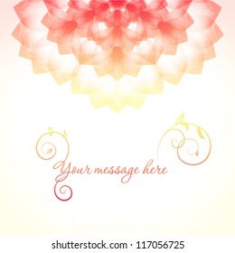 Floral background illustration.