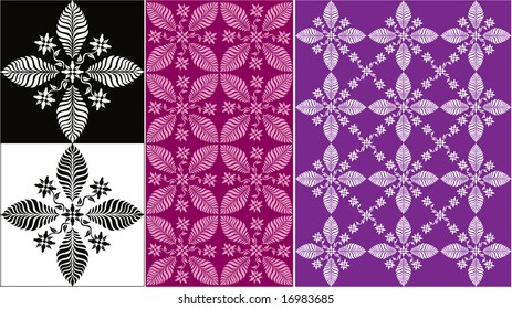 Floral background illustration.