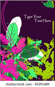 floral background illustration