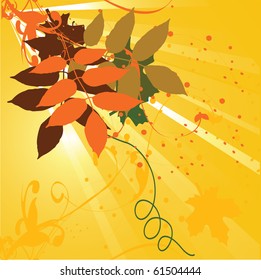 Floral background illustration