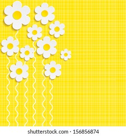 floral background - Illustration, vector .