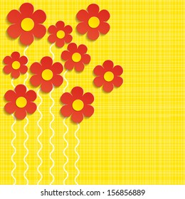 floral background - Illustration, vector .