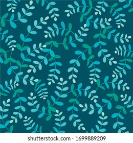 
Floral background with leaves, branches. Spring floral background - Stock Illustration