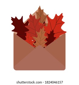 Floral background with letter isolated vector illustration. Modern art banner. Elegant decoration. Botanical wallpaper. Nature fall concept.