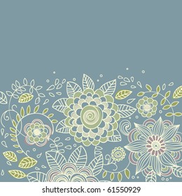 Floral background in light colors