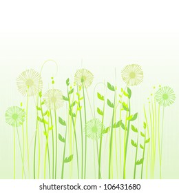 Floral background, meadow