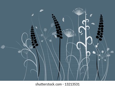floral background, meadow