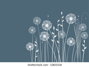 floral background, meadow, garden