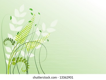 floral background, meadow, leaf