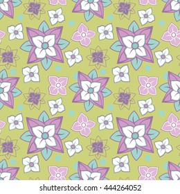 Floral background, mustard, for wrapping for packaging , vector illustration