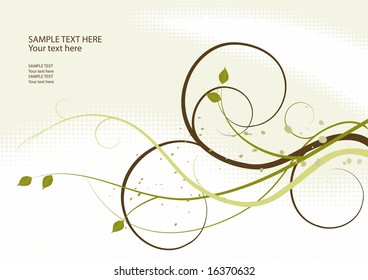 Floral Background, ornament