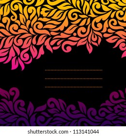 Floral background. Ornamental seamless pattern