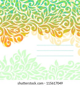 Floral background. Ornamental seamless pattern