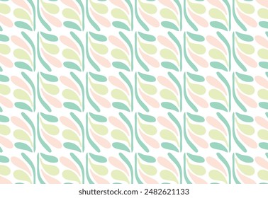 Floral Background Pattern Design, Seamless pattern
