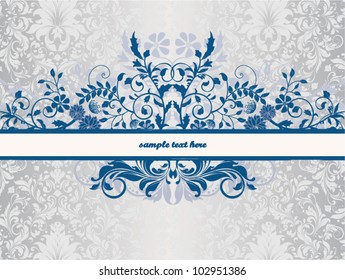floral background with place for text