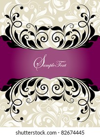 floral background with place for text