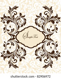 floral background with place for text