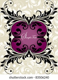 floral background with place for text