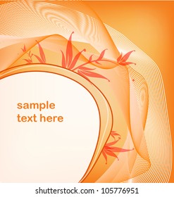 floral background with place for your text
