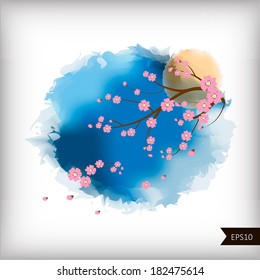 Floral background with place for your text