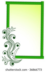 floral background with place for your text