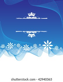Floral background with place for your text