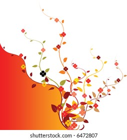 floral background with place for your text
