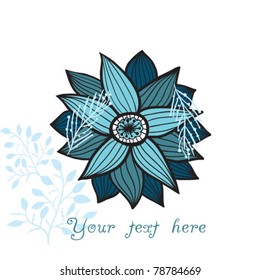 floral background with place for your text